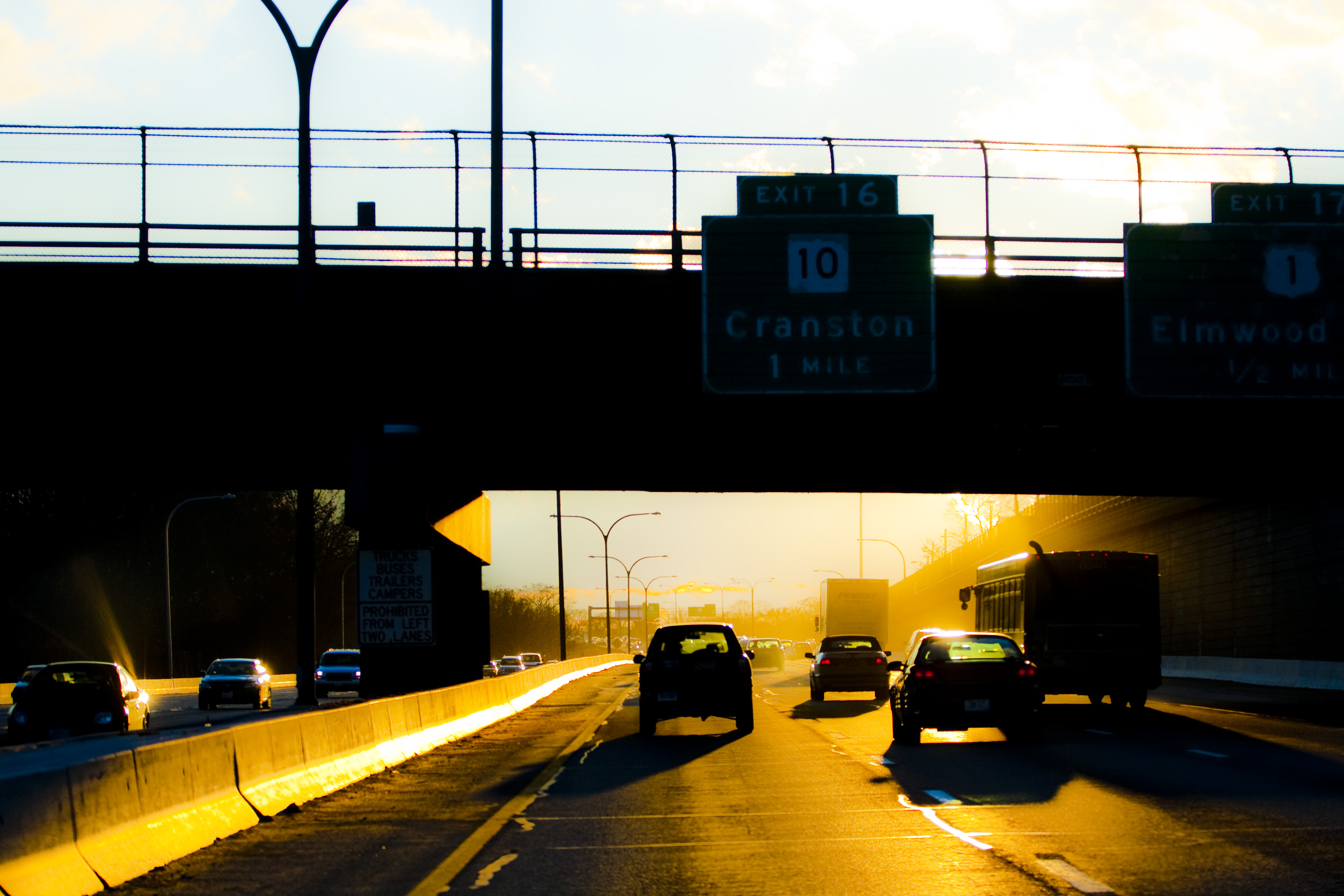 Driving Through The Hillside