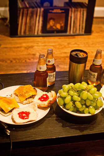 CXIV Grapes and Burgers