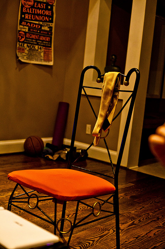 CXVIII A Chair And a Tie